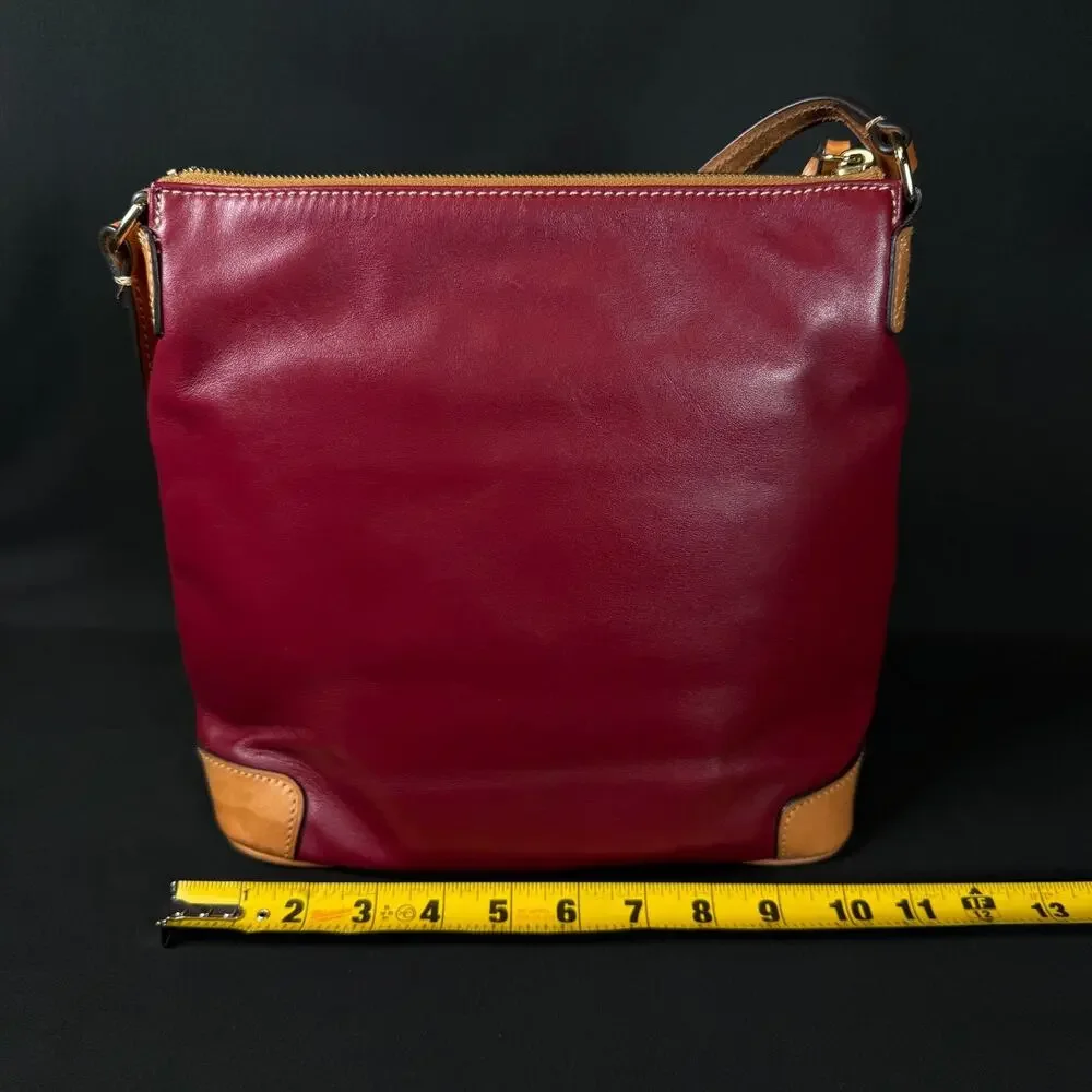 Dooney & Bourke Wexford Smooth Leather Crossbody Color Mulberry